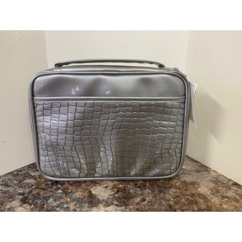 NWT Guardian Bible or Book Silver Vinyl Carrying Case